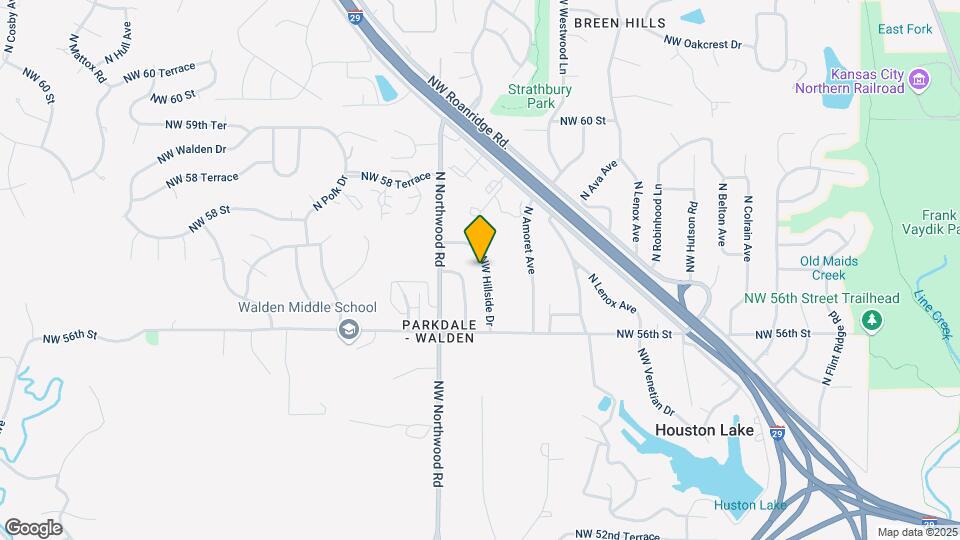 5630 NW Hillside Dr Map and Location Details