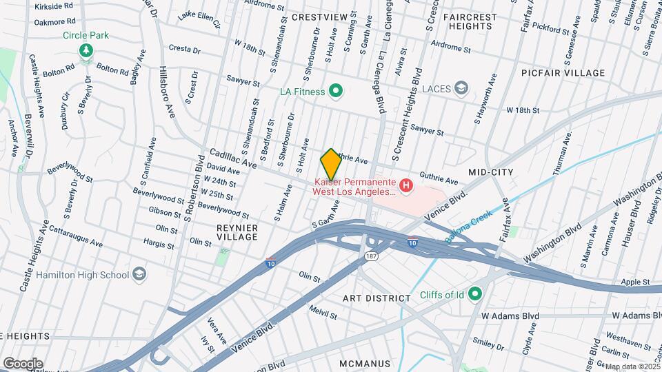 2055 S Garth Ave Map and Location Details