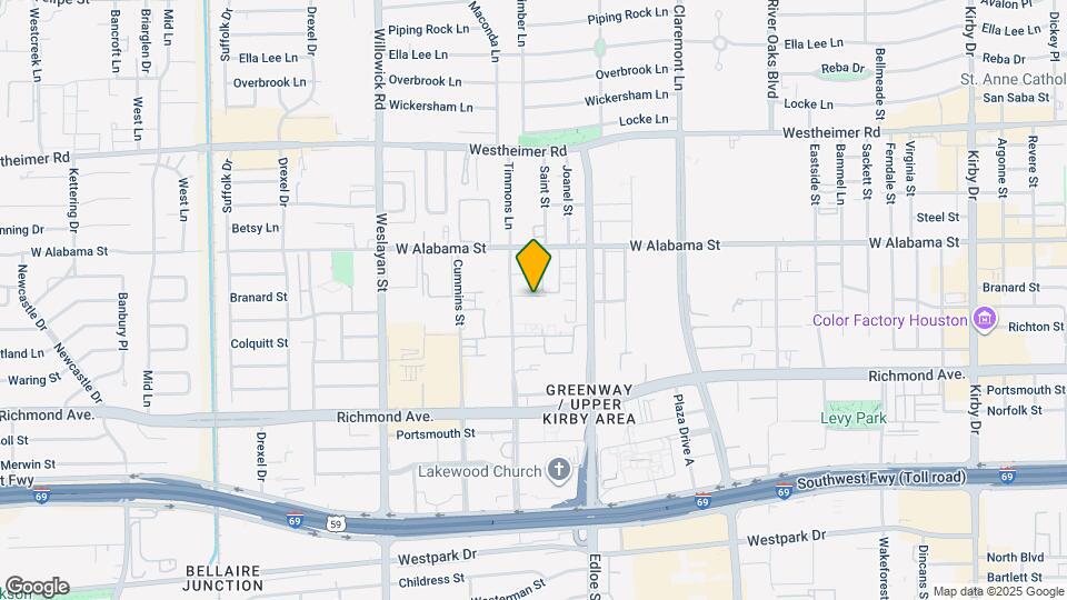 3131 Timmons Ln Map and Location Details