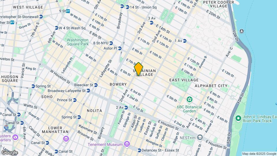 309 E 5th St Mapa y Detalles de la Ubicación