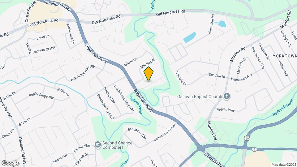 2100 Rosemary Park Ln Mapa y Detalles de la Ubicación