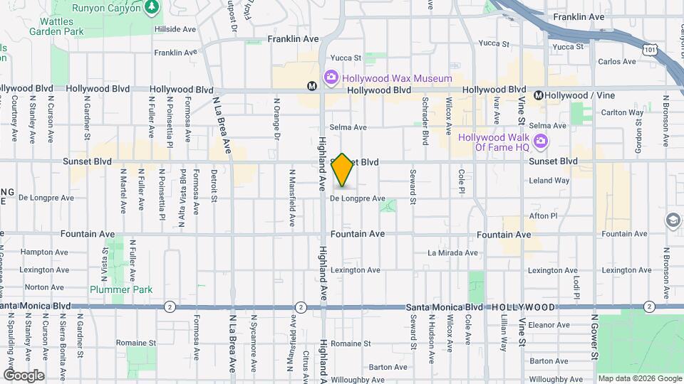 6726 Leland Way Mapa y Detalles de la Ubicación