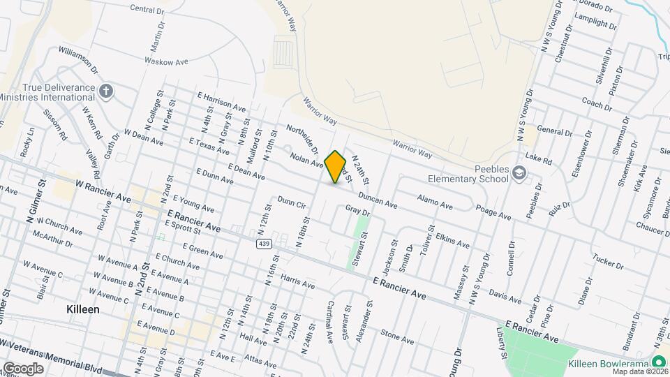 1104 Duncan Ave Map and Location Details