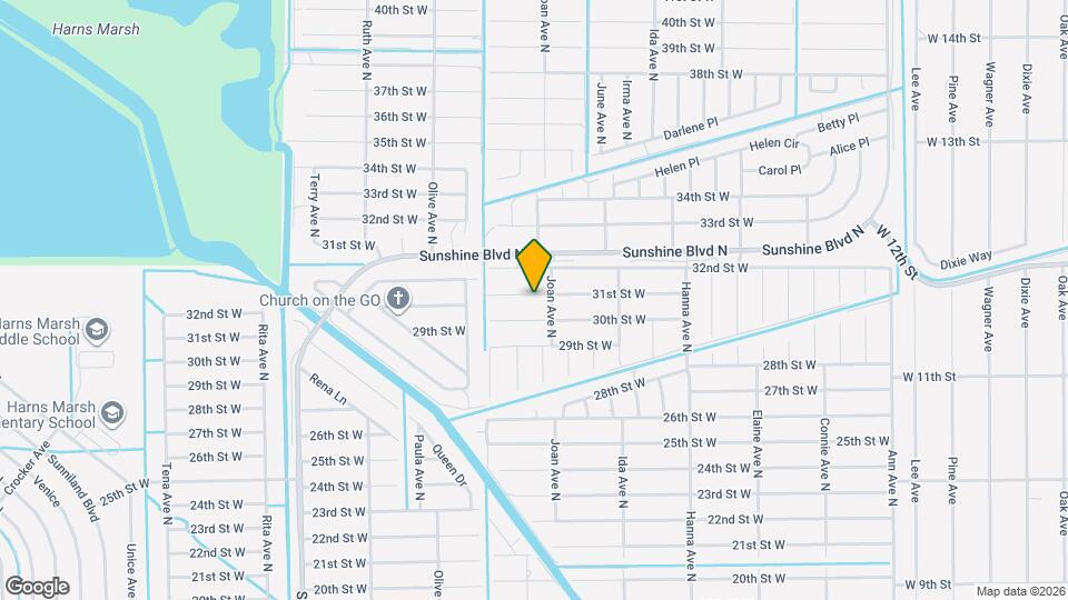 3005 31st St W Map and Location Details