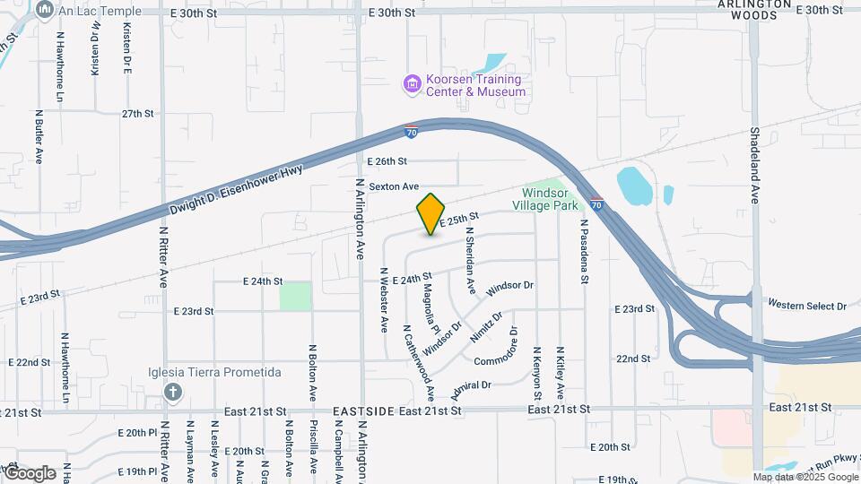 6132 Raleigh Dr Map and Location Details