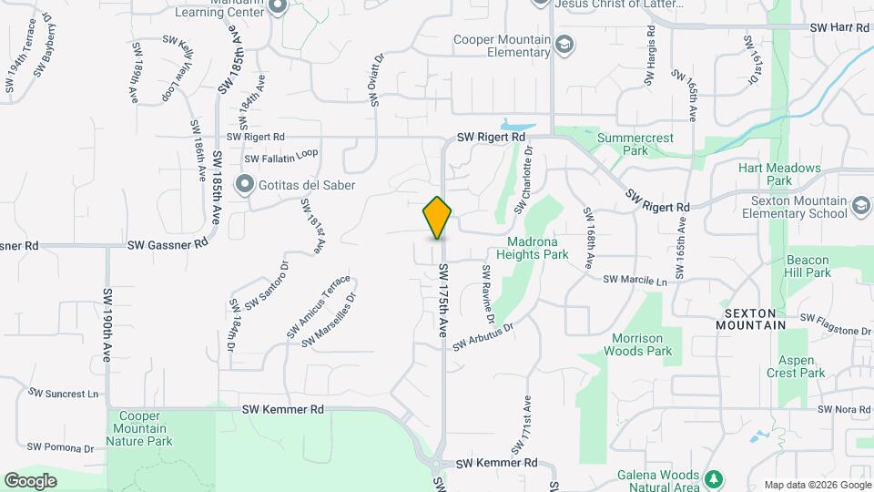 8516 SW Hamilton Ter Map and Location Details