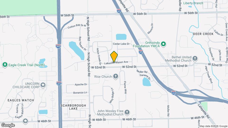 6015 Lakeside Manor Ave Map and Location Details