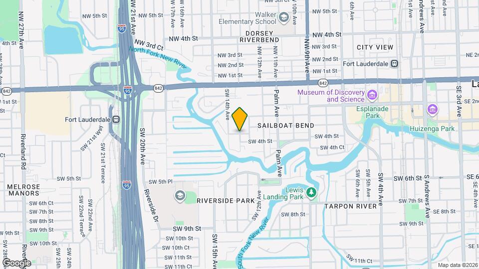 1338 SW 3rd Ct Mapa y Detalles de la Ubicación