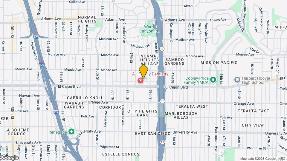 4327 38th St Map and Location Details