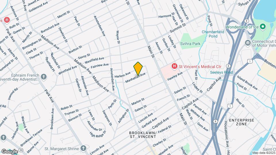 85 Manhattan Ave, Unit #2 Map and Location Details