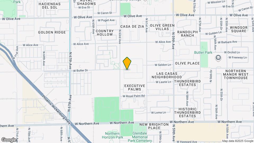 6240 W Evergreen Rd Map and Location Details