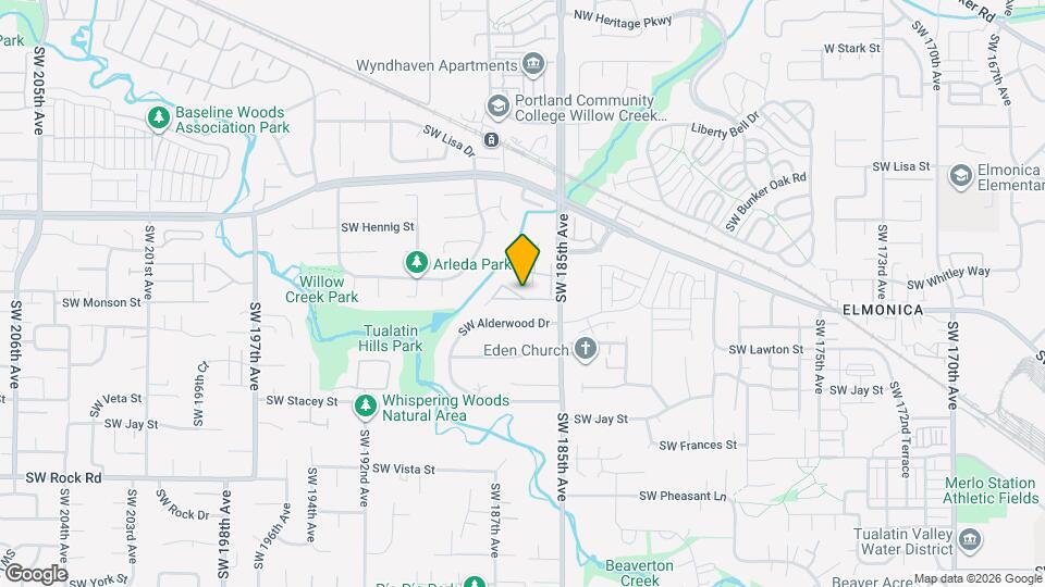 Willowcreek Apartments Map and Location Details