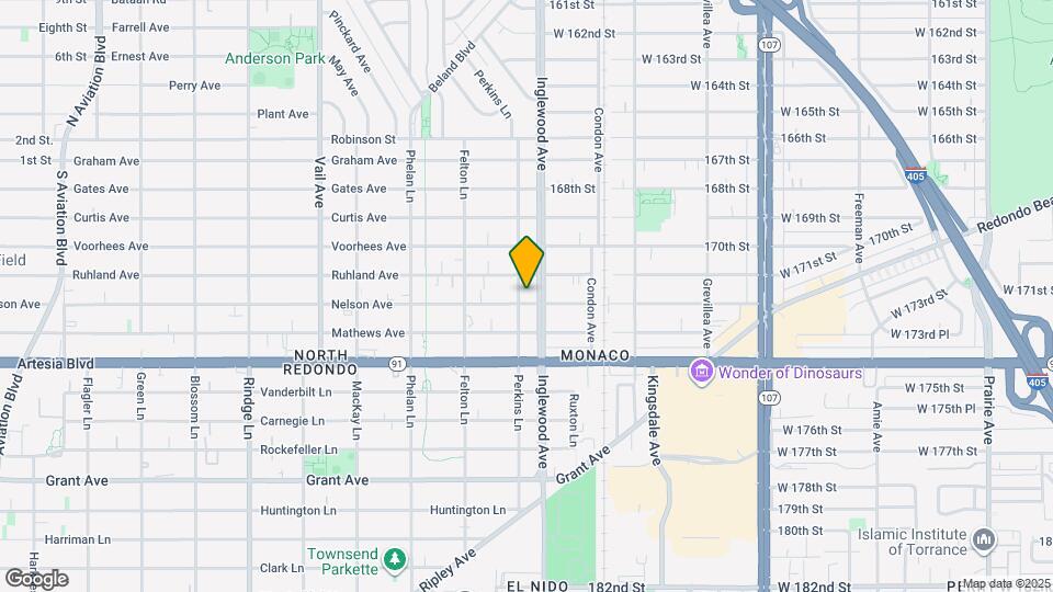 2703 Nelson Ave, Unit Quiet Studio in Redondo Mapa y Detalles de la Ubicación