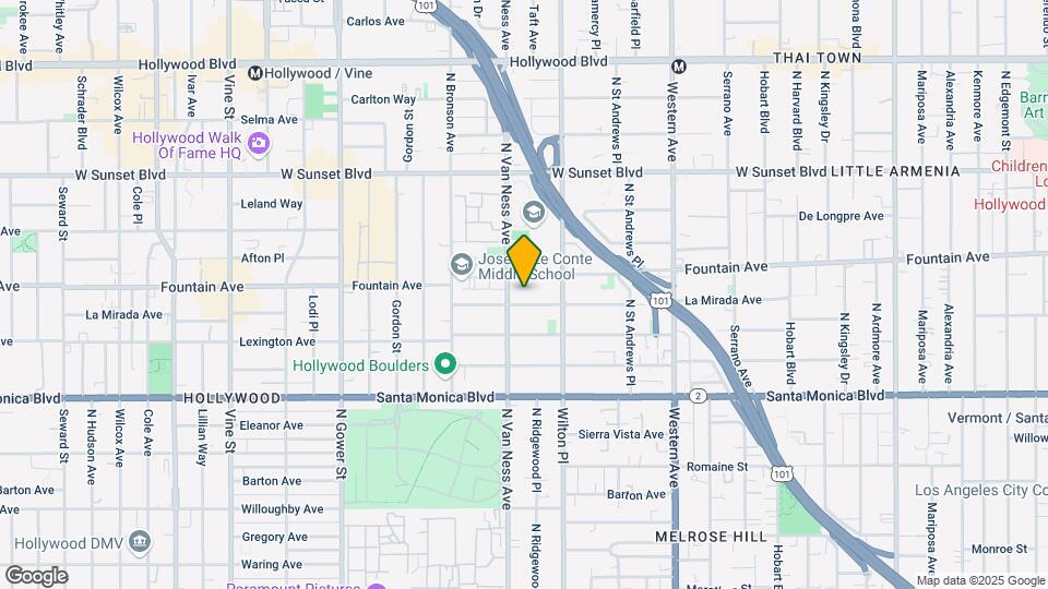 5743 La Mirada Ave Map and Location Details