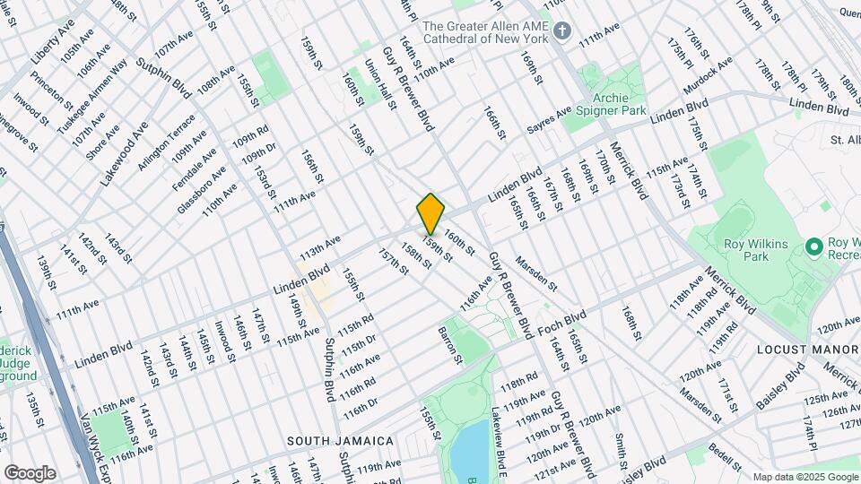 114-27 159th St Mapa y Detalles de la Ubicación