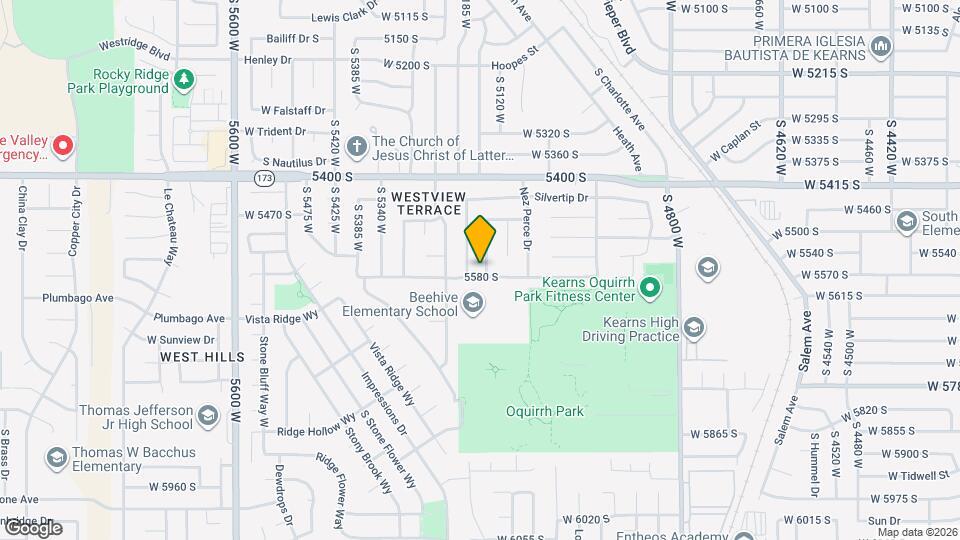 5156 W Highwood Dr Mapa y Detalles de la Ubicación