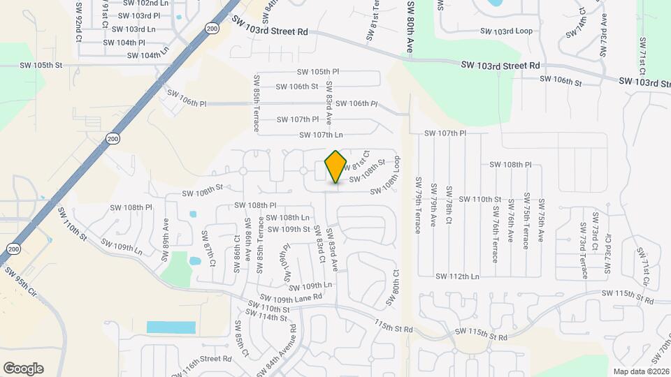 8297 SW 108th Loop Map and Location Details