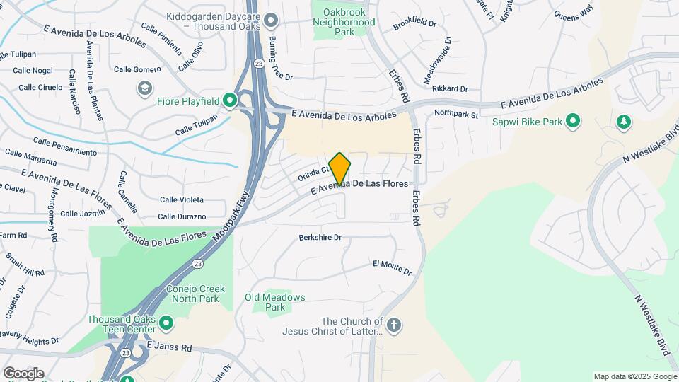 1824 E Avenida De Las Flores Map and Location Details