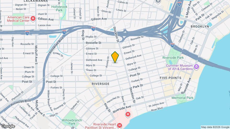 2555 Myra St Map and Location Details