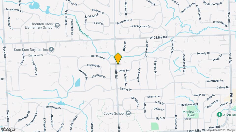 22000 Taft Rd Map and Location Details