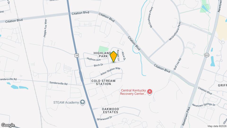 1116 Birch Dr Map and Location Details