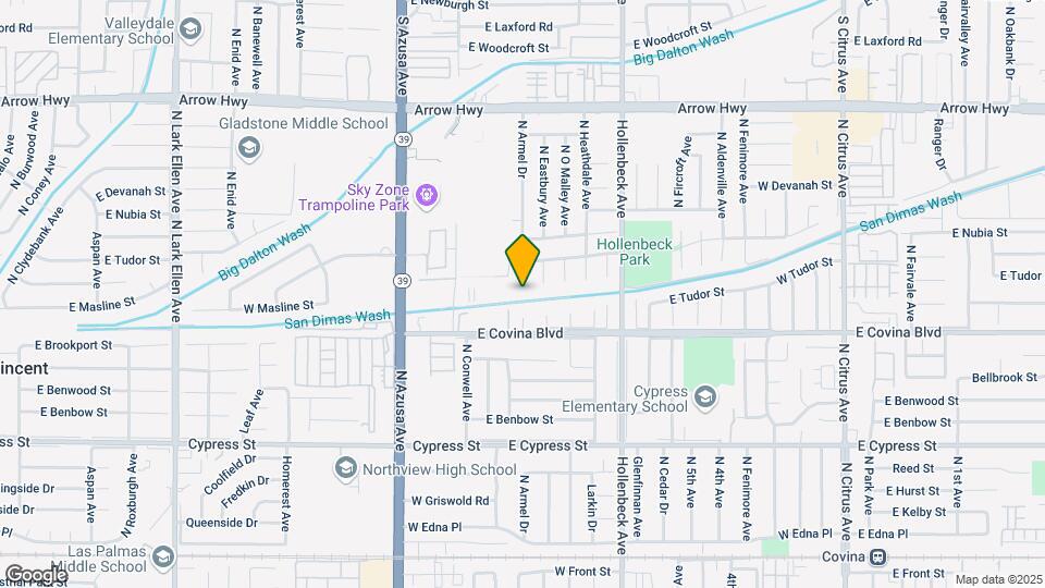 1164 N Armel Dr Map and Location Details