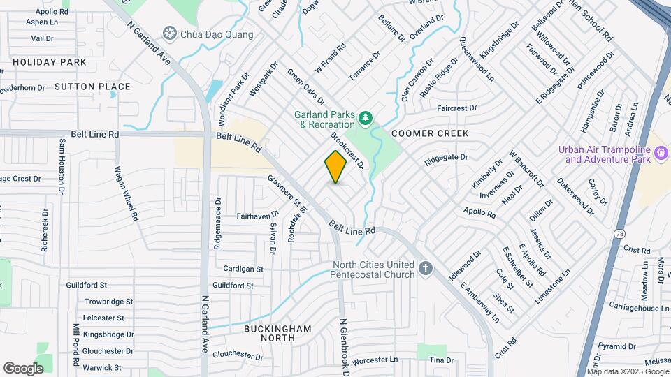 2526 Parkside Dr Map and Location Details