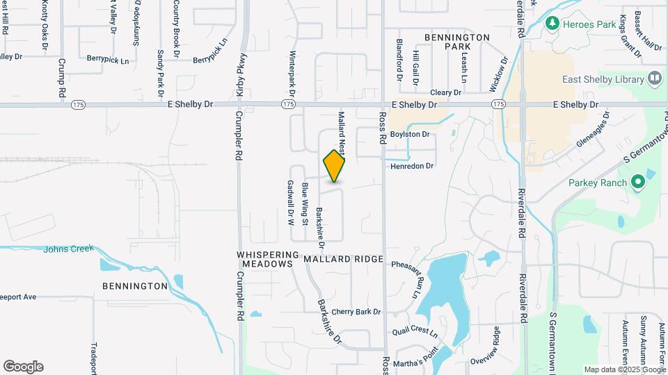 6610 Waders Ridge Dr Map and Location Details