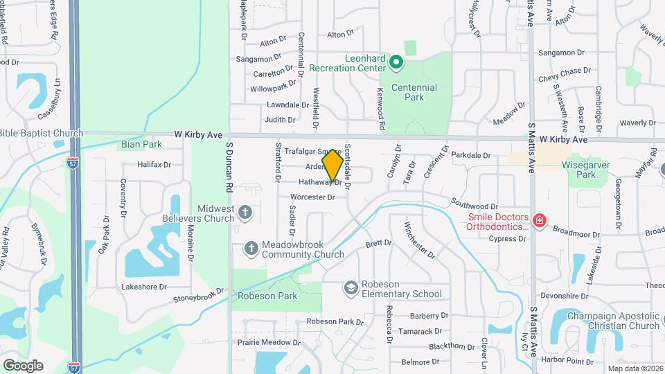 2507 Hathaway Dr Map and Location Details