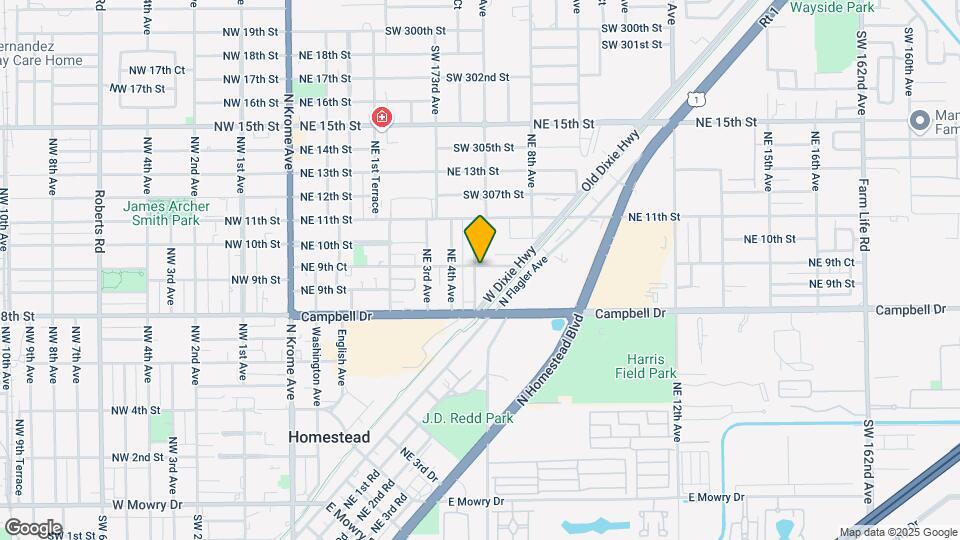 939 NE 5th Ave Mapa y Detalles de la Ubicación