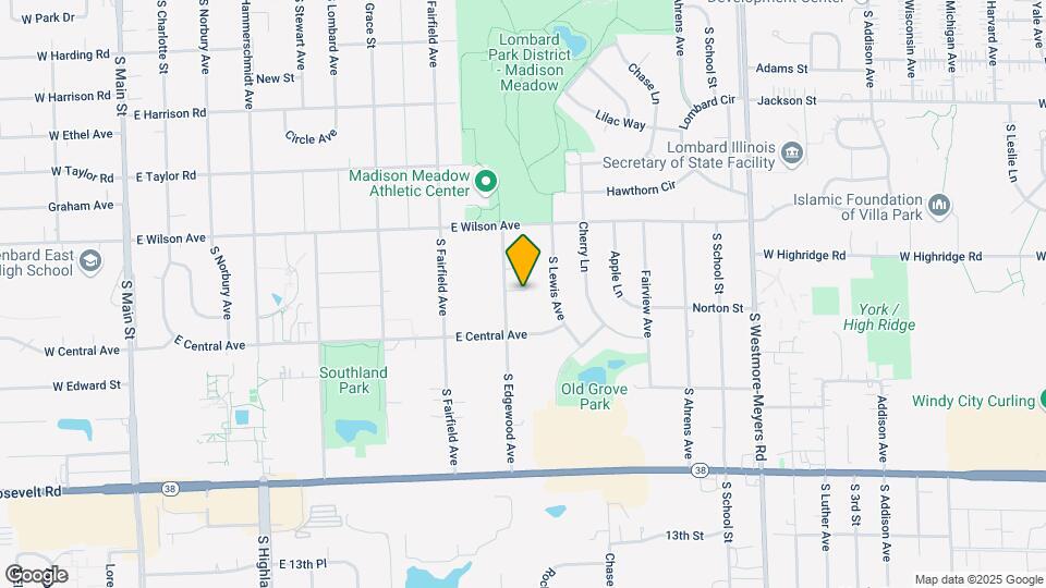 1063 S Edgewood Ave Map and Location Details