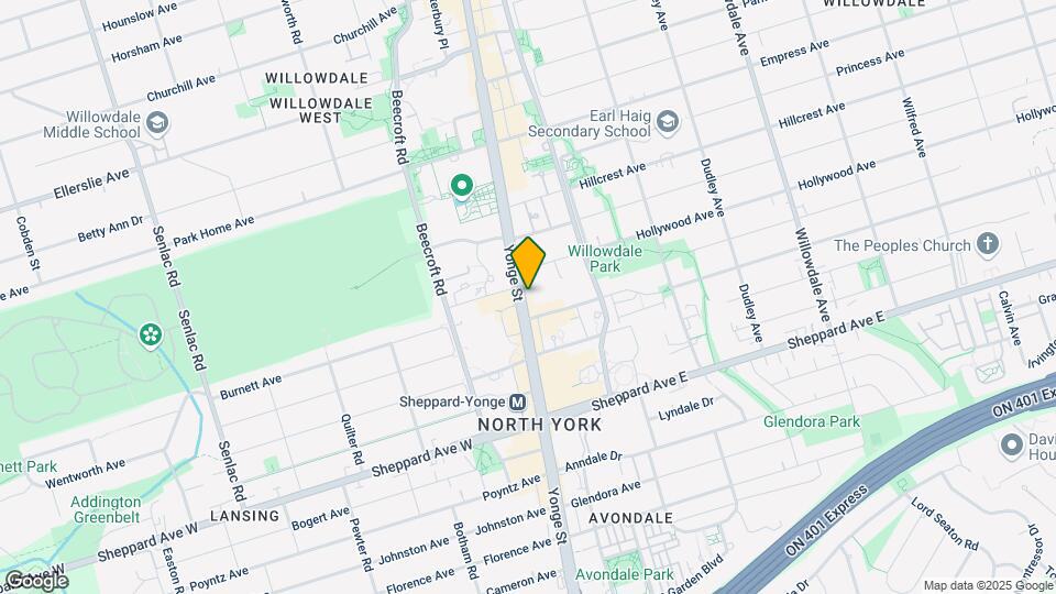 4955-4955 Yonge St Map and Location Details