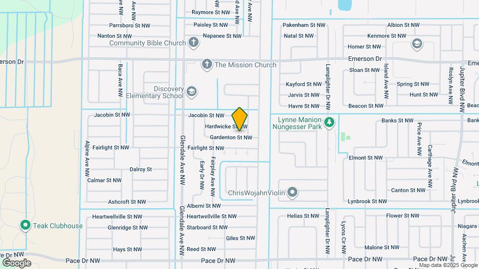 1521 Gardenton St NW Map and Location Details