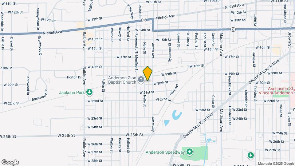 1728 W 20th St Map and Location Details