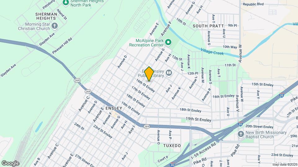 1514 Ave H Mapa y Detalles de la Ubicación