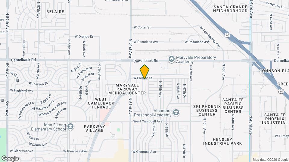 4745 N 50th Ave Map and Location Details