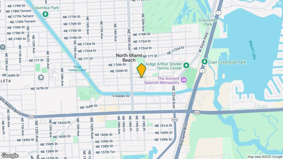1980 NE 168th St Map and Location Details