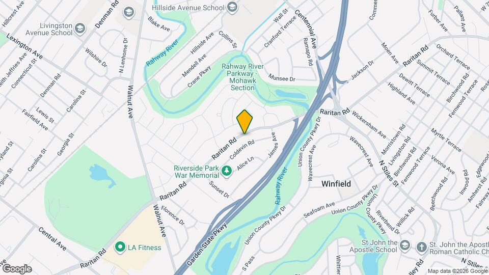 1601 Raritan Rd Map and Location Details