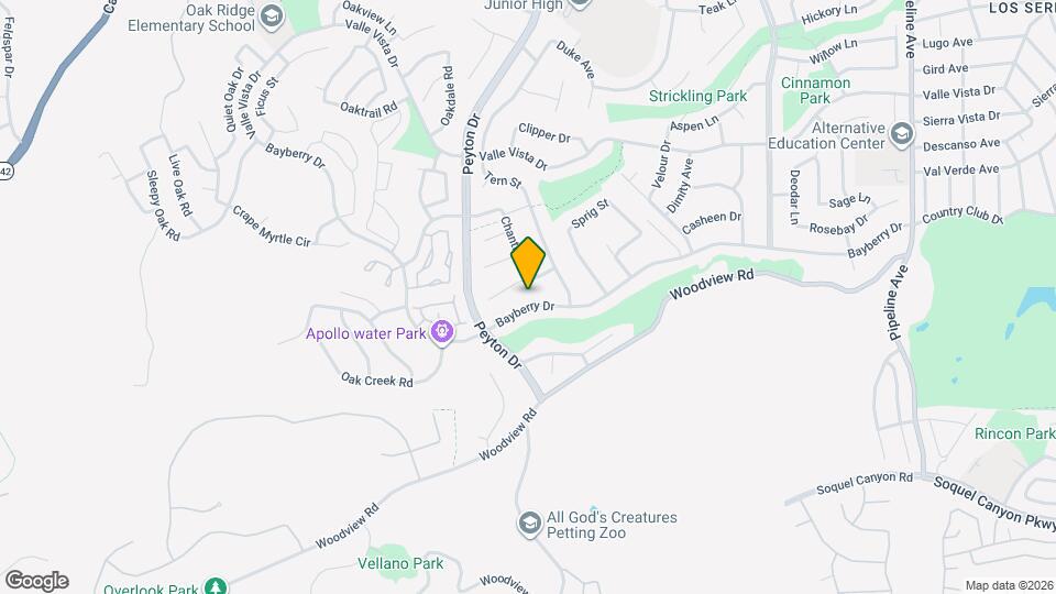 3414 Bayberry Dr, Unit #A Map and Location Details