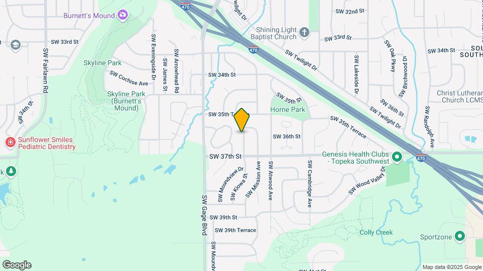 3563 SW Kiowa St Map and Location Details