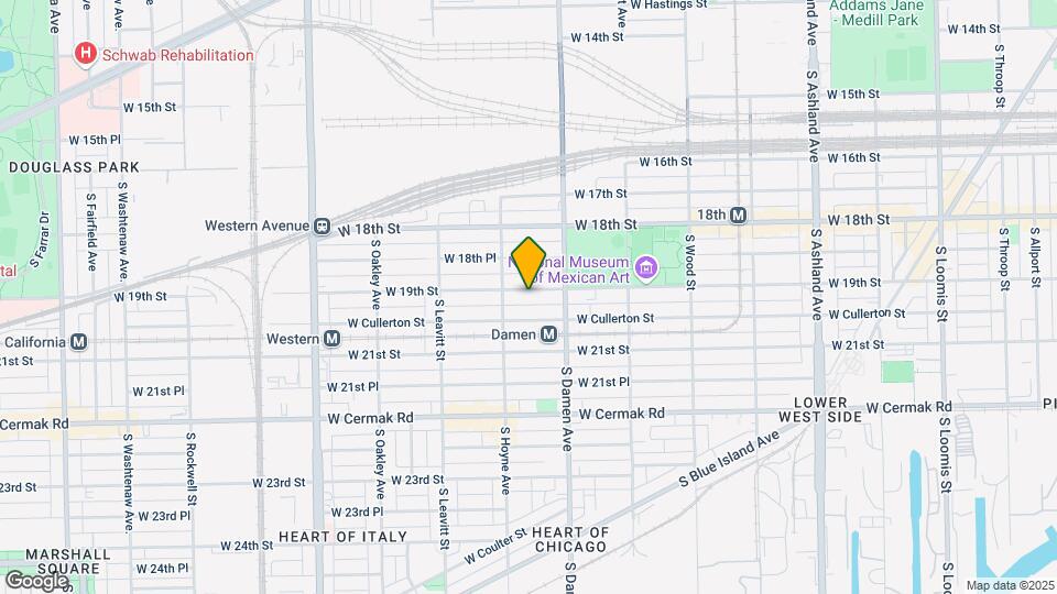 2037 W 19th St Map and Location Details