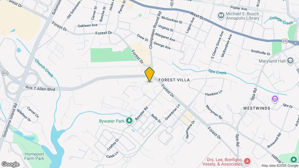 614 Tuckahoe Creek Ct Map and Location Details