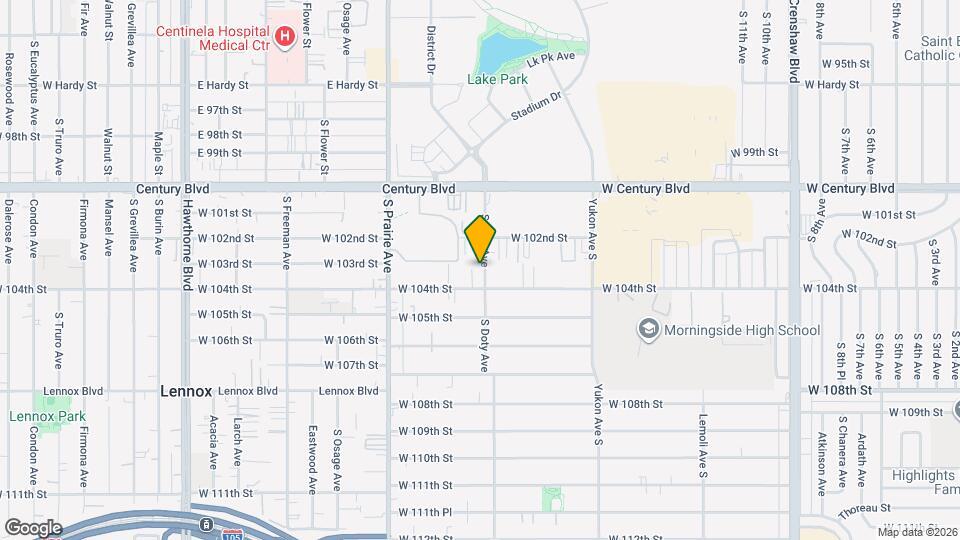 10307 S Doty Ave Map and Location Details