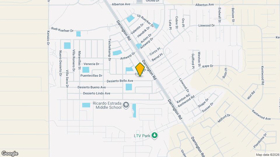 14553 Desierto Bello Ave Map and Location Details