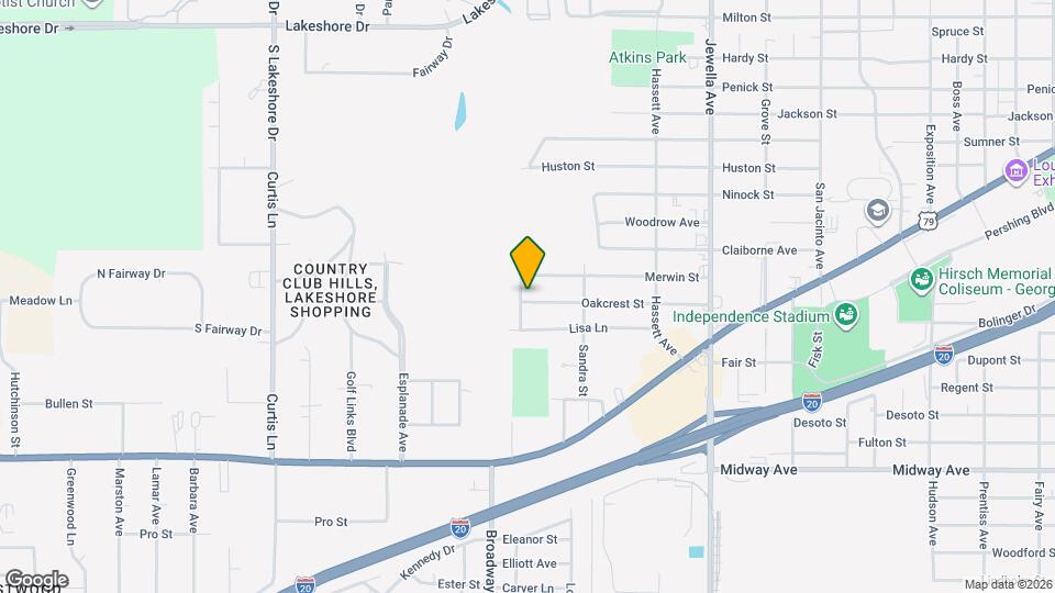 3942 Oakcrest St Map and Location Details