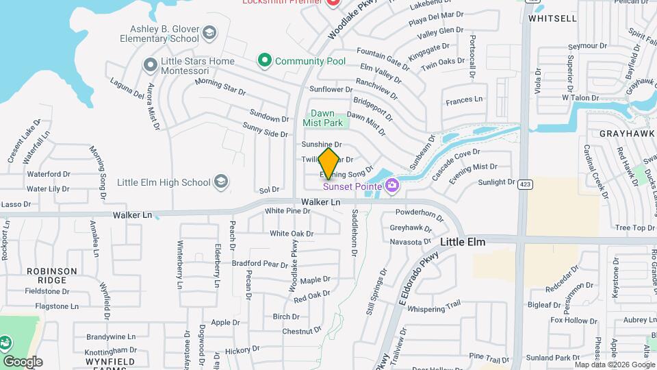 2333 Aurora Dr Map and Location Details