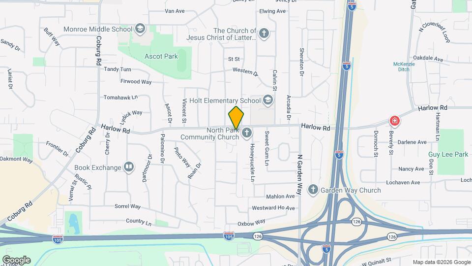 3406 Harlow Rd Map and Location Details