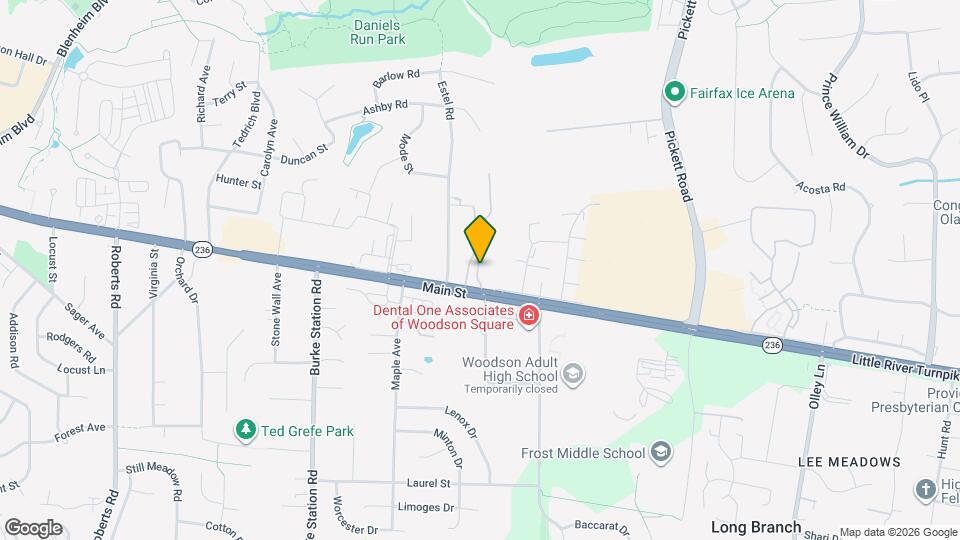 3945 Lyndhurst Dr Map and Location Details