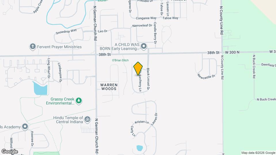 3634 Chokecherry Ln Map and Location Details