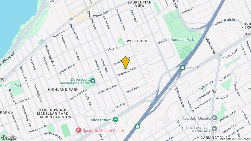 297 Dovercourt Ave Map and Location Details